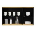 Ver mais imagens de Cozinha Compacta Retrô 4 Peças Preto/marfim
