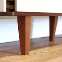Ver imagem 6 de Aparador Buffet com 3 Portas 136cm Multimóveis Crcol-APA010 Off White/Nogueira