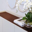 Ver imagem 7 de Aparador Buffet com 3 Portas 136cm Multimóveis Crcol-APA010 Off White/Nogueira