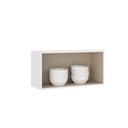 Ver imagem 3 de Armário Aéreo Milla Mdf 1 Porta Branco 80 Cm Carraro