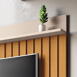 Rack Painel Denver Suspenso para Tv 55 Polegadas 160x155-edecasamoveis - 2