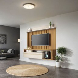 Rack Painel Denver Suspenso para Tv 55 Polegadas 160x155-edecasamoveis - 1