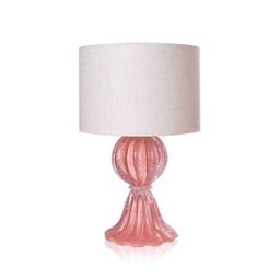 Abajur Murano Esfera Uno Rosa - 1