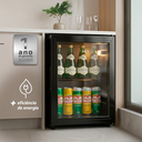 Ver imagem 3 de Frigobar Expositor Vertical Hq 50fbpv1 Preto 50l 127v