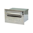 Ver imagem 1 de Caixa Correio Cartas Envelope Inox para Grade 15x21x12cm