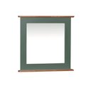 Ver imagem 5 de Gabinete para Banheiro 2 Portas com Cuba e Espelheira Dália 3057 - Verde Musgo/imbuia Glazer
