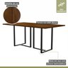 Mesa de Jantar 6 Lugares 180cm Tampo Bp Melamínico Atena Mais Decor - 2