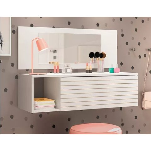 Mesa Escrivaninha com Colmeia Organizadora -leartam