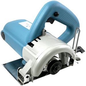 Serra Mármore 4.3/8´´ 110mm 1300W 110V 127V 12000 Rpm Madeira Piso Ferro Importway Iwsms110 Azul