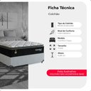 Ver imagem 2 de Colchão Viúva Comfort Class Pillow Top 28x128x188cm - Preto - e-Shop Casa