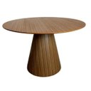 Ver imagem 2 de Mesa de Jantar Cone Redonda 150 Cm Base Madeira Pau Ferro Linn Design Decor