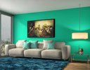 Ver imagem 4 de Quadro Decorativo  Santa Ceia Jeruzalem Canvas Filete  Gg