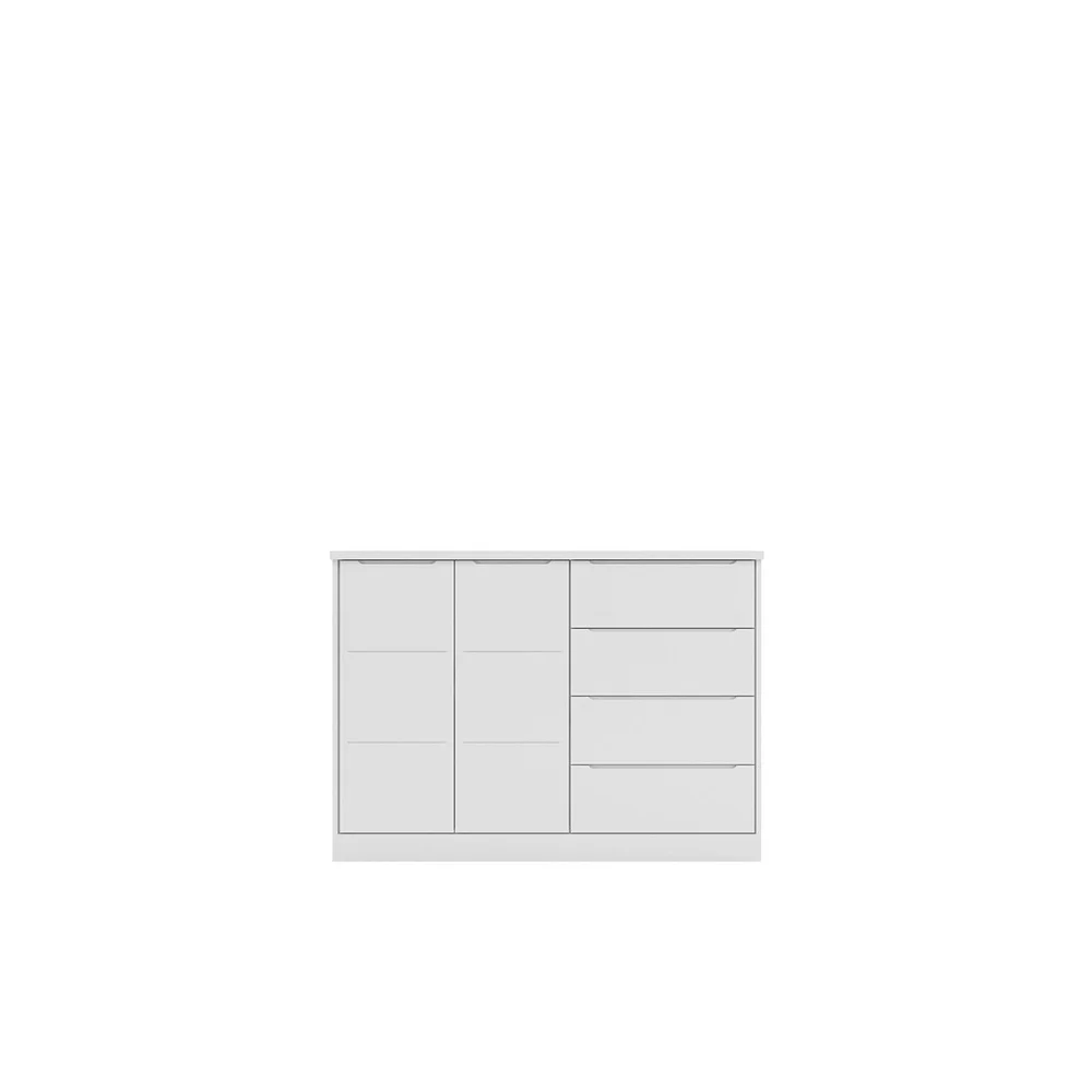 Quarto Completo Infantil Pérola Branco Phoenix Baby - 8