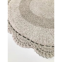 Tapete Crochê Dupla Face Oval 50x80cm - Kacyumara - Storm - 2