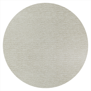 Tapete Redondo Canadá Linha Milão Bege 71% Algodão 29% Poliéster Base Antiderrapante Confortável e D