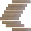 Ver imagem 1 de Piso Vinilico Autocolante Adesivo Chao Madeira Falsa 1m2 Sala Estar Cozinha Copa Banheiro Obra Refor