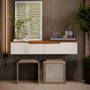 Ver imagem 2 de Aparador Buffet Suspenso Sala Flow Eros 2 Portas - Rede Móveis