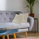 Ver imagem 2 de Kit 4 Capas Almofadas Luxo 50x50 Santorini com Ziper Caqui