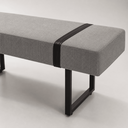 Ver imagem 3 de Recamier Banco Divã 100cm Industrial para Quarto Sala Luxo - Cinza