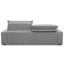 Ver imagem 6 de Sofá Retrátil Reclinável para Sala 3 Lugares 210cm Senzi F04 Linho Cinza - Lyam Decor