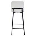 Ver imagem 5 de Kit 2 Banquetas Altas Celeste Rivatti 98cm (altura) em Tecido Off White e Base em Aço Pintada À P