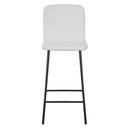 Ver imagem 3 de Kit 2 Banquetas Altas Celeste Rivatti 98cm (altura) em Tecido Off White e Base em Aço Pintada À P