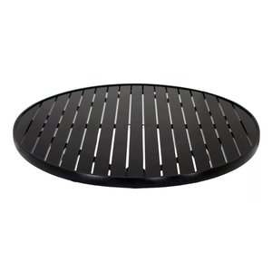 Tampo Roma Ripado em Alumínio para Mesas 1 Metro de Diâmetro Trama