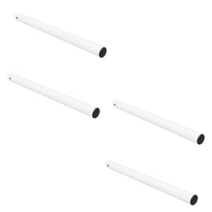 Kit 4 Suportes de Pia Tubo Redondo para Chumbar 60 Cm - Nv456rdp