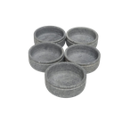 Ver imagem 1 de Kit 5 Cumbucas de Pedra Sabão 300ml – Mantém o Calor