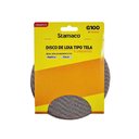 Ver imagem 2 de Lixa Tipo Tela 125mm G100 com 5 Pcs - 10289 - Stamaco