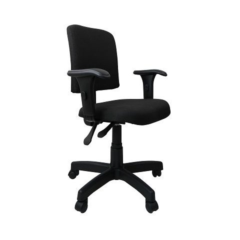 Cadeira Giratoria Square Executiva Back System com Braço Maiart Preto