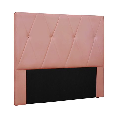 Cabeceira Decorativa Casal 1,40M Yves Veludo Rosa - Gran Belo