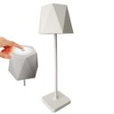 Ver imagem 1 de Luminaria Abajur Mesa Led 3 Tons Bateria Recarregavel Usb Casa Quarto Sala Trabalho Escritorio Recep