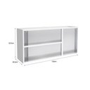 Ver imagem 3 de Kit de Cozinha Modulada 4 Peças Evidence (2 Armários + 2 Balcões) C4P61 Branco/Preto - Bertolini