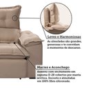 Ver imagem 6 de Sofá Retrátil e Reclinável 3 Lugares 290cm Davidia Yescasa
