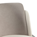 Ver imagem 5 de Cadeira com Pés em Metal Modelo Logos Tipo Poltrona Larga, Confortável e Design Moderno e Cores Esti