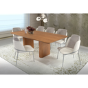 Ver imagem 6 de Cadeira com Pés em Metal Modelo Logos Tipo Poltrona Larga, Confortável e Design Moderno e Cores Esti