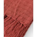 Ver imagem 3 de Manta Para Sofá Italiana Terra Cota - 135x250cm