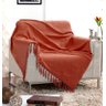 Manta Para Sofá Italiana Terra Cota - 135x250cm - 1