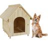 casa cachorro pet madeira 50x45 casinha cachorro pequeno - 1