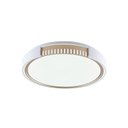 Ver imagem 2 de Plafon Led Blumenau Young Redondo de Sobrepor 24W Bivolt Branco / Dourado