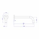 Ver imagem 2 de Bica Longa Deca You 1797.inx104 de Parede Inox