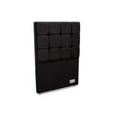 Ver imagem 1 de Cabeceira Cama Box Estofada Piave Veluto Solteiro - Suede Preto - Ortobom