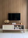 Ver imagem 6 de Painel Ripado Versátil 270x110cm: 01 Unid. (3m²) Polietileno - Talatto Painéis - Amêndoa
