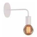 Ver imagem 1 de Luminária De Parede Abajur Arandela De Parede Vintage Retro - Branca