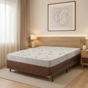 Ver imagem 1 de Conjunto Box Casal Ecoflex D23 138 X 188cm Conforto e Qualidade
