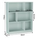 Ver imagem 3 de Estante para Escritório 6 Nichos B25