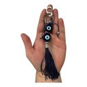 Ver imagem 3 de Chaveiro Olho Grego Proteção contra Inveja- Selecione Modelo:duplo Murano Azul Pompom