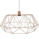 Ver imagem 4 de Pendente Aramado Estádio Grande Cabo Cristal 2M Luminária Lustre Teto Moderno Retrô Cobre Rose Gold