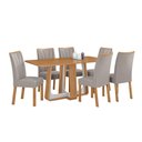 Ver imagem 2 de Conjunto Sala de Jantar Mesa Easy Pop 170x90cm Tampo Mdf com 6 Cadeiras Confort Veludo Liso